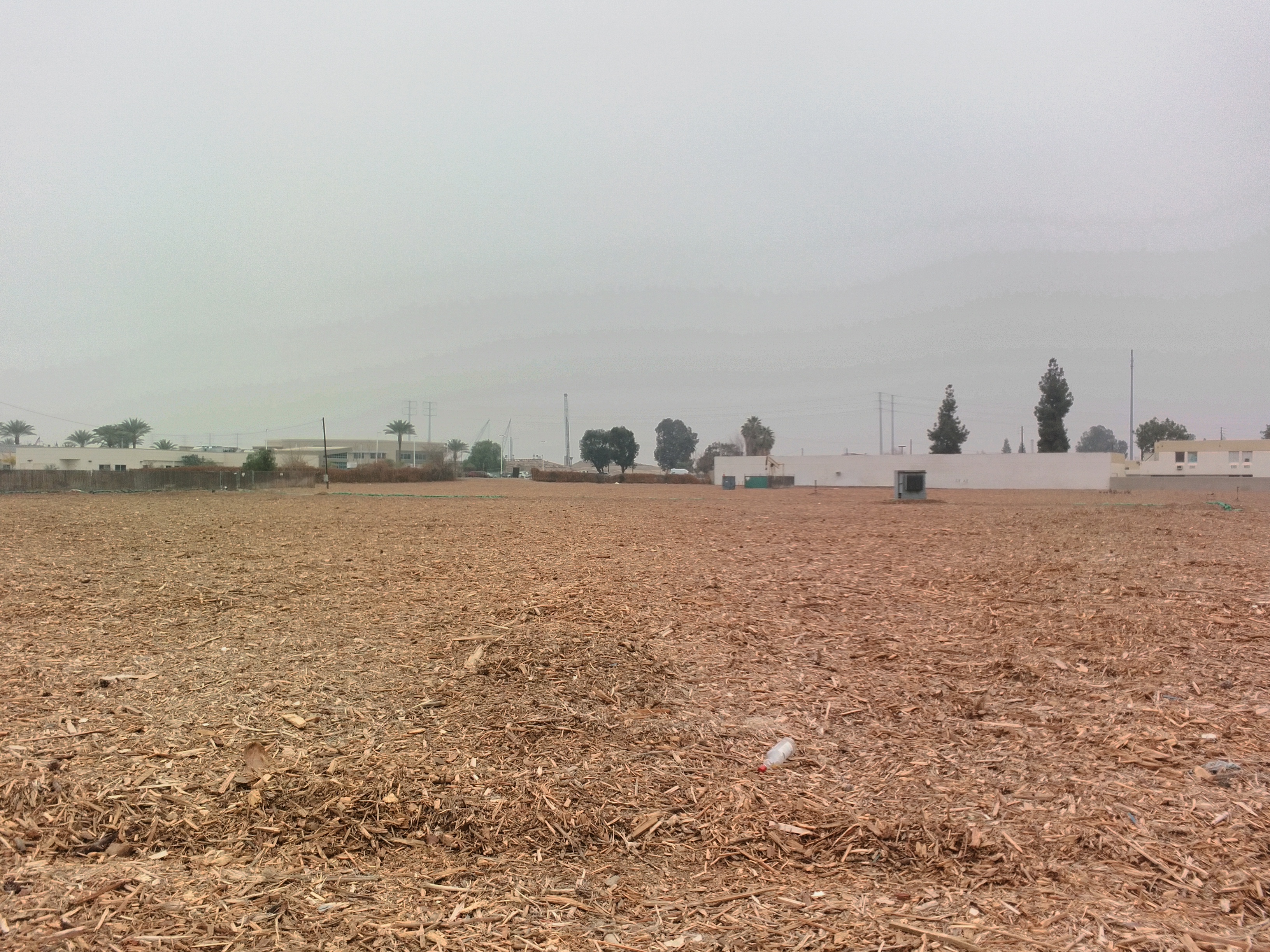 Looking to the north, the existing Westside Parkway in the distance.